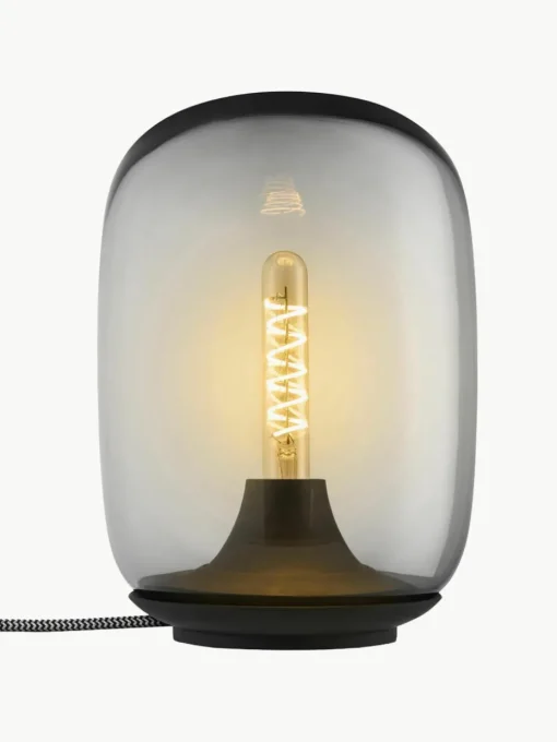 Mondgeblazen LED tafellamp Acorn, dimbaar