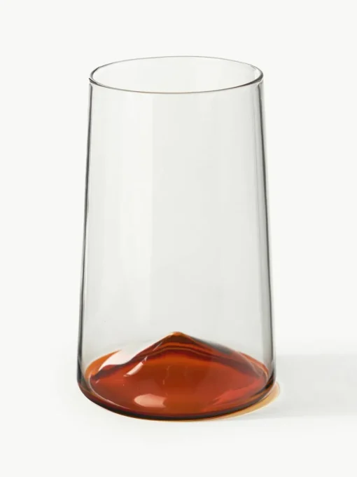 Mondgeblazen longdrinkglas Hadley, 4 stuks