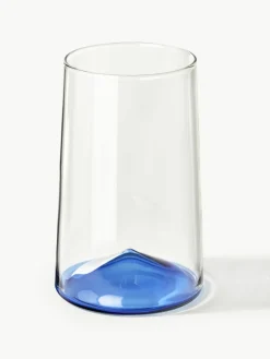 Mondgeblazen longdrinkglas Hadley, 4 stuks