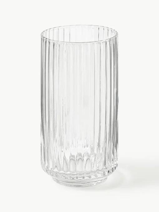 Mondgeblazen longdrinkglas Aleo, 4 stuks