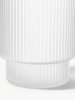 Mondgeblazen longdrinkglazen Ripple met groefreliëf, 4-delig
