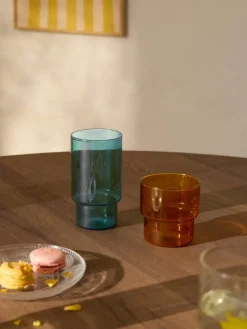 Mondgeblazen longdrinkglas Gustave, 4 stuks