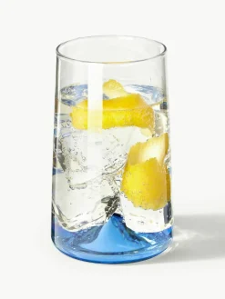 Mondgeblazen longdrinkglas Hadley, 4 stuks