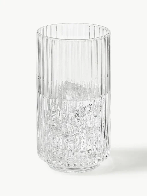 Mondgeblazen longdrinkglas Aleo, 4 stuks