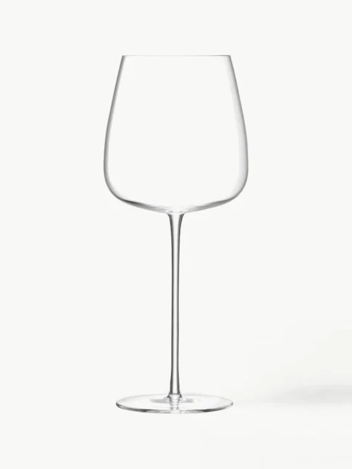 Mondgeblazen rode wijnglazen Wine Culture, 2 stuks