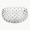 Mondgeblazen schaal Hobnail