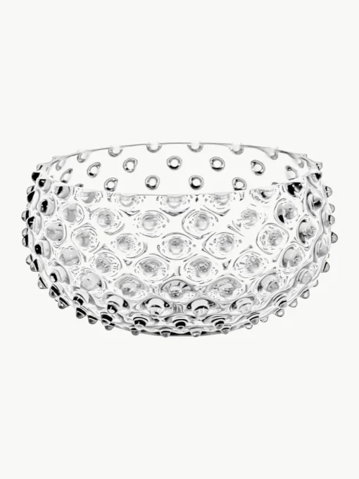 Mondgeblazen schaal Hobnail