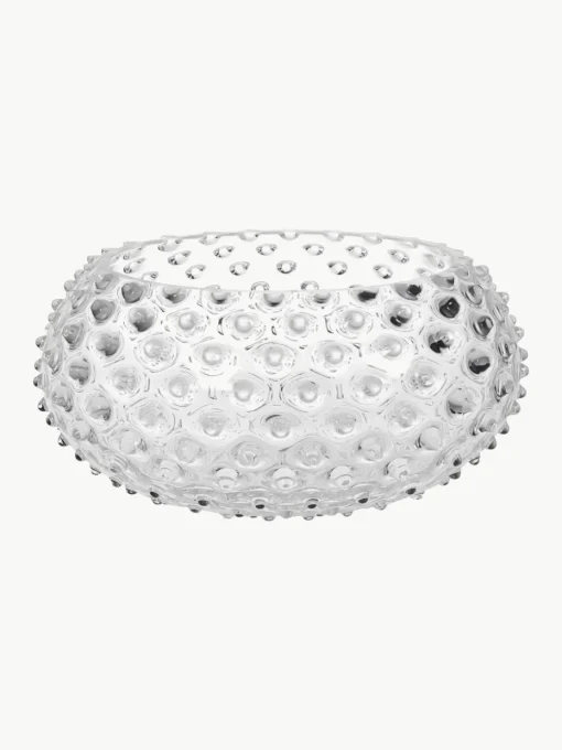 Mondgeblazen schaal Hobnail