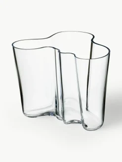 Mondgeblazen vaas Alvar Aalto, H 16 cm
