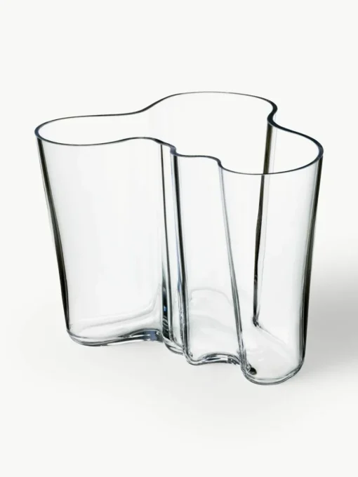Mondgeblazen vaas Alvar Aalto, H 16 cm