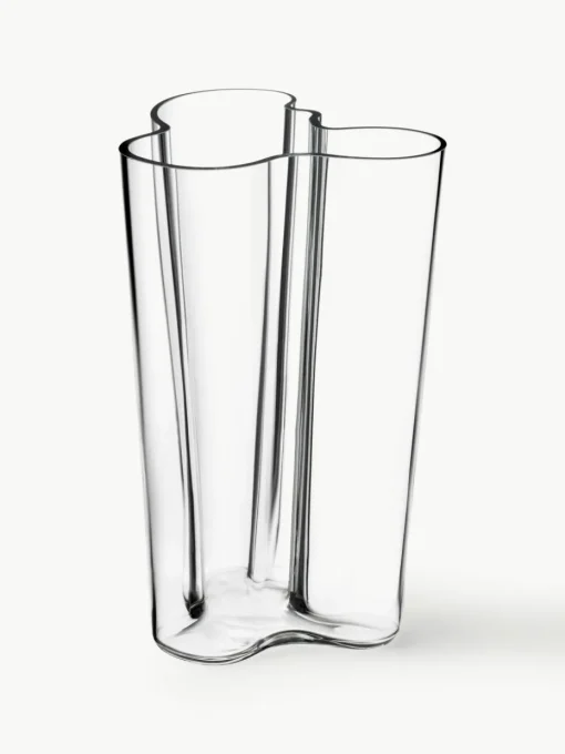Mondgeblazen vaas Alvar Aalto, H 25 cm