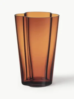 Mondgeblazen vaas Alvar Aalto, H 22 cm