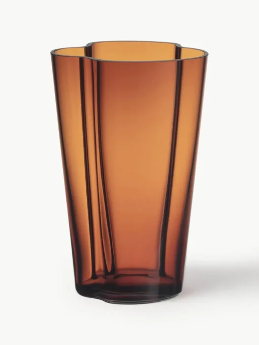 Mondgeblazen vaas Alvar Aalto, H 22 cm