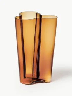 Mondgeblazen vaas Alvar Aalto, H 25 cm