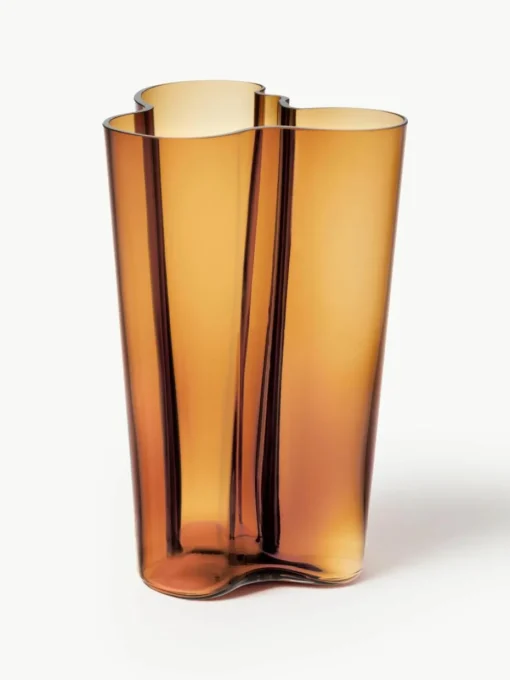 Mondgeblazen vaas Alvar Aalto, H 25 cm