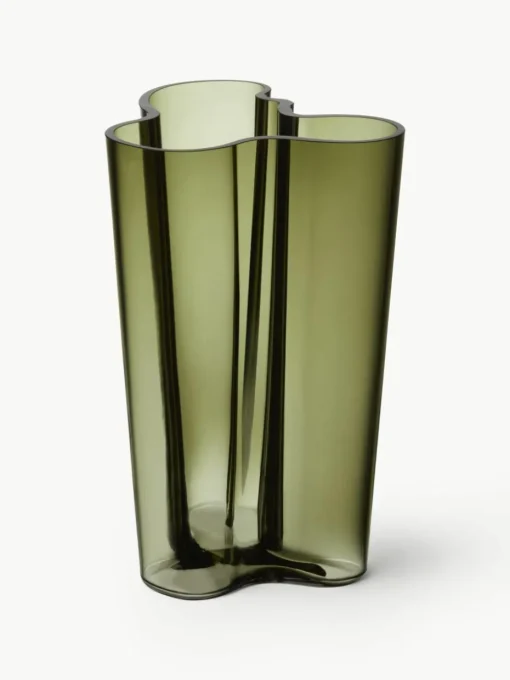 Mondgeblazen vaas Alvar Aalto, H 25 cm