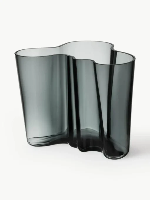 Mondgeblazen vaas Alvar Aalto, H 16 cm