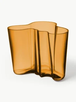 Mondgeblazen vaas Alvar Aalto, H 16 cm