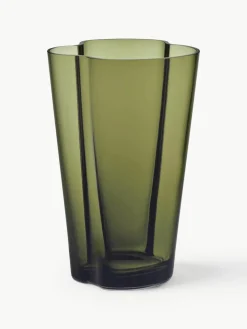Mondgeblazen vaas Alvar Aalto, H 22 cm