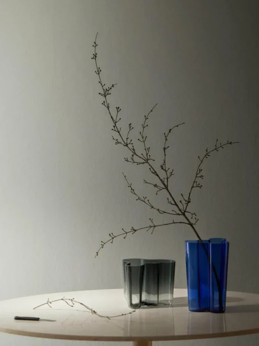 Mondgeblazen vaas Alvar Aalto, H 16 cm