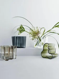 Mondgeblazen vaas Alvar Aalto, H 16 cm