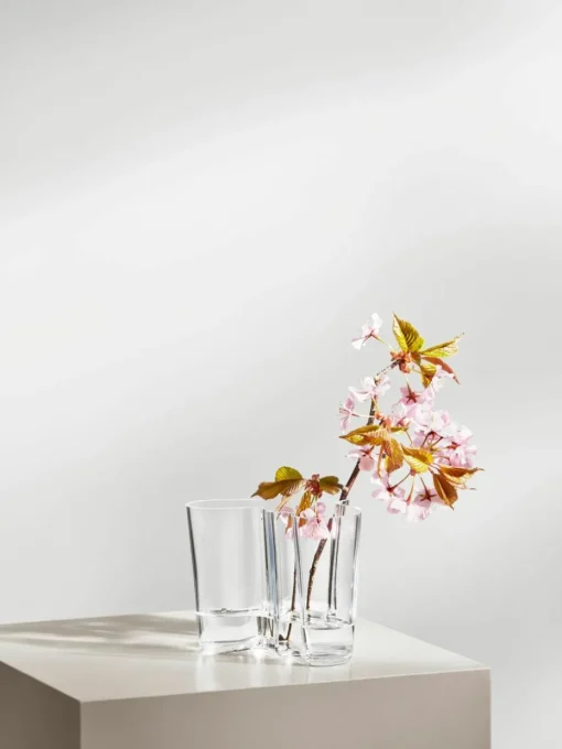 Mondgeblazen vaas Alvar Aalto, H 16 cm