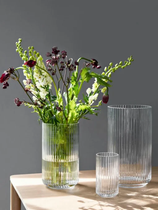 Mondgeblazen vaas Lyngby, H 25 cm