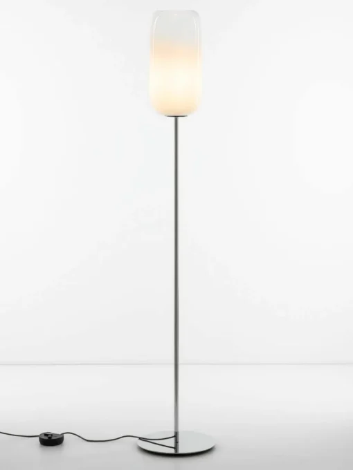 Mondgeblazen vloerlamp Gople