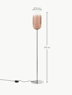 Mondgeblazen vloerlamp Gople