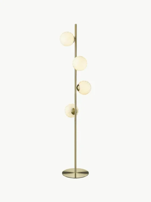 Mondgeblazen vloerlamp Twist
