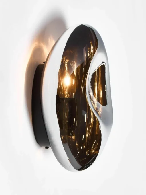 Mondgeblazen wandlamp Mabell