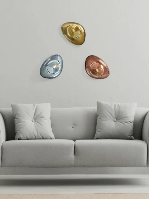 Mondgeblazen wandlamp Mabell