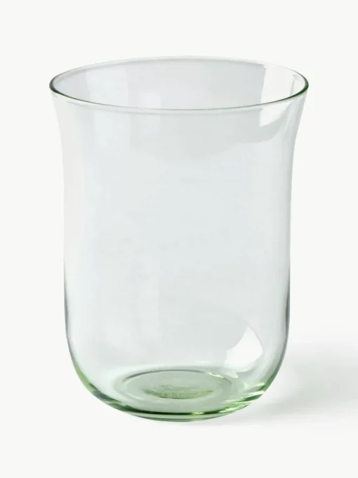 Mondgeblazen waterglazen Corsica, 6 stuks