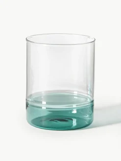 Mondgeblazen waterglazen Kiosk, 6 stuks