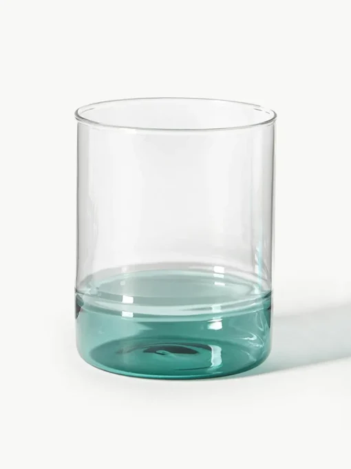Mondgeblazen waterglazen Kiosk, 6 stuks