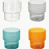 Mondgeblazen waterglazen Gustave, 4 stuks