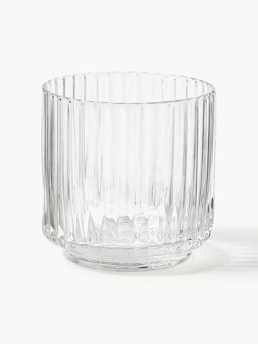 Mondgeblazen waterglazen Aleo, 4 stuks