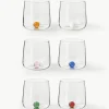 Mondgeblazen waterglazen Bilia van borosilicaatglas, 6-delig
