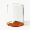 Mondgeblazen waterglazen Hadley, 4 stuks