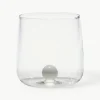 Mondgeblazen waterglazen Bilia van borosilicaatglas, 6 stuks