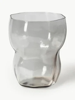 Mondgeblazen waterglazen Limfjord, 4 stuks