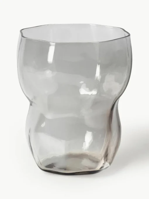 Mondgeblazen waterglazen Limfjord, 4 stuks