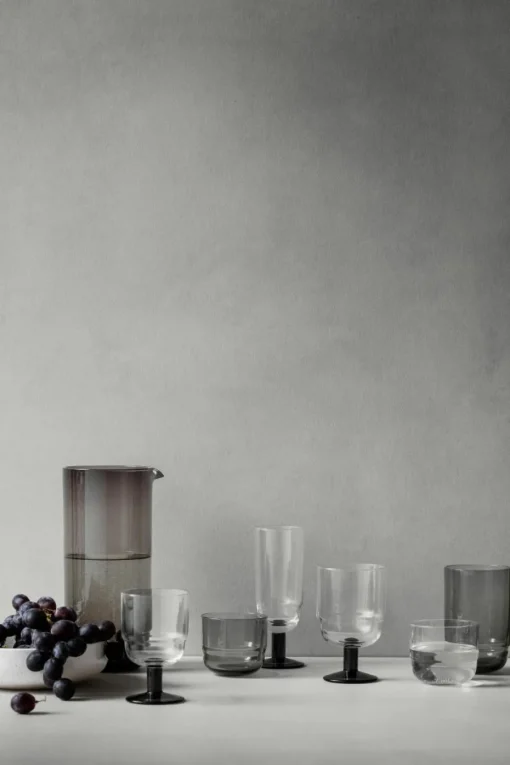 Mondgeblazen waterglazen Nordic Bistro, 4 stuks