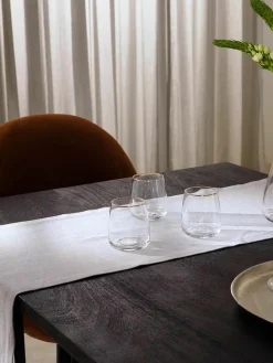 Mondgeblazen waterglazen Ellery, 4 stuks