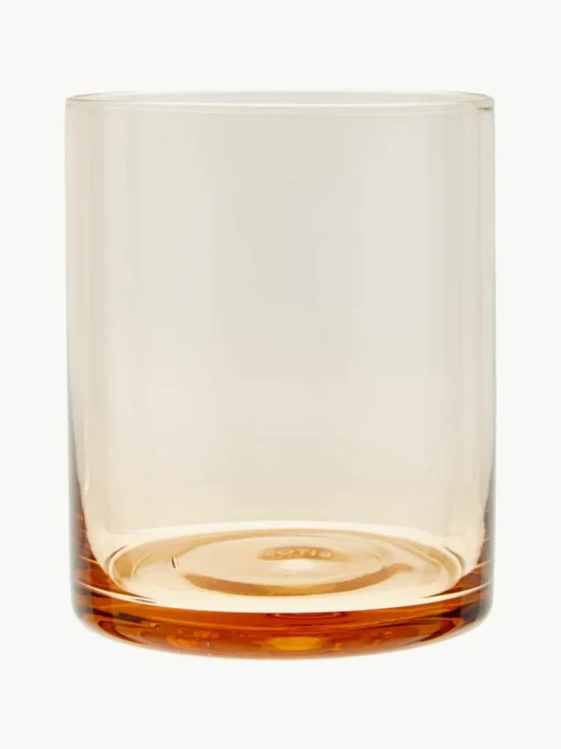 Mondgeblazen waterglazen Diseguale, set van 6