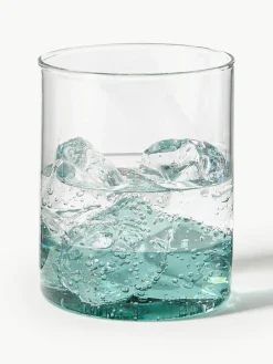 Mondgeblazen waterglazen Kiosk, 6 stuks