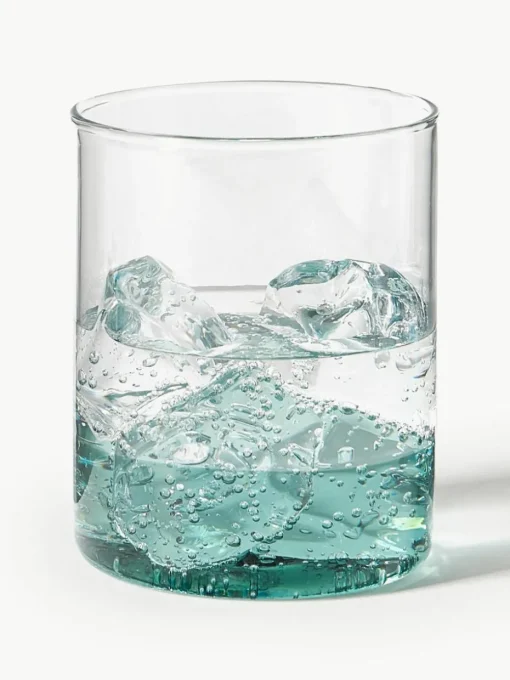 Mondgeblazen waterglazen Kiosk, 6 stuks