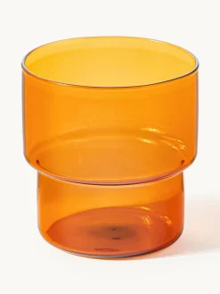 Mondgeblazen waterglazen Gustave, 4 stuks