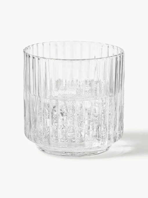 Mondgeblazen waterglazen Aleo, 4 stuks