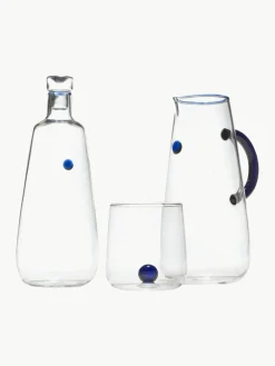 Mondgeblazen waterglazen Bilia van borosilicaatglas, 6 stuks